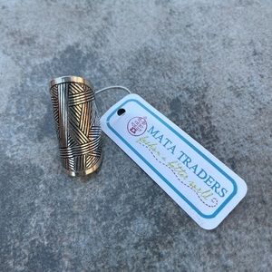 Handmade Fair Trade Fine Lines Ring Sz. 7